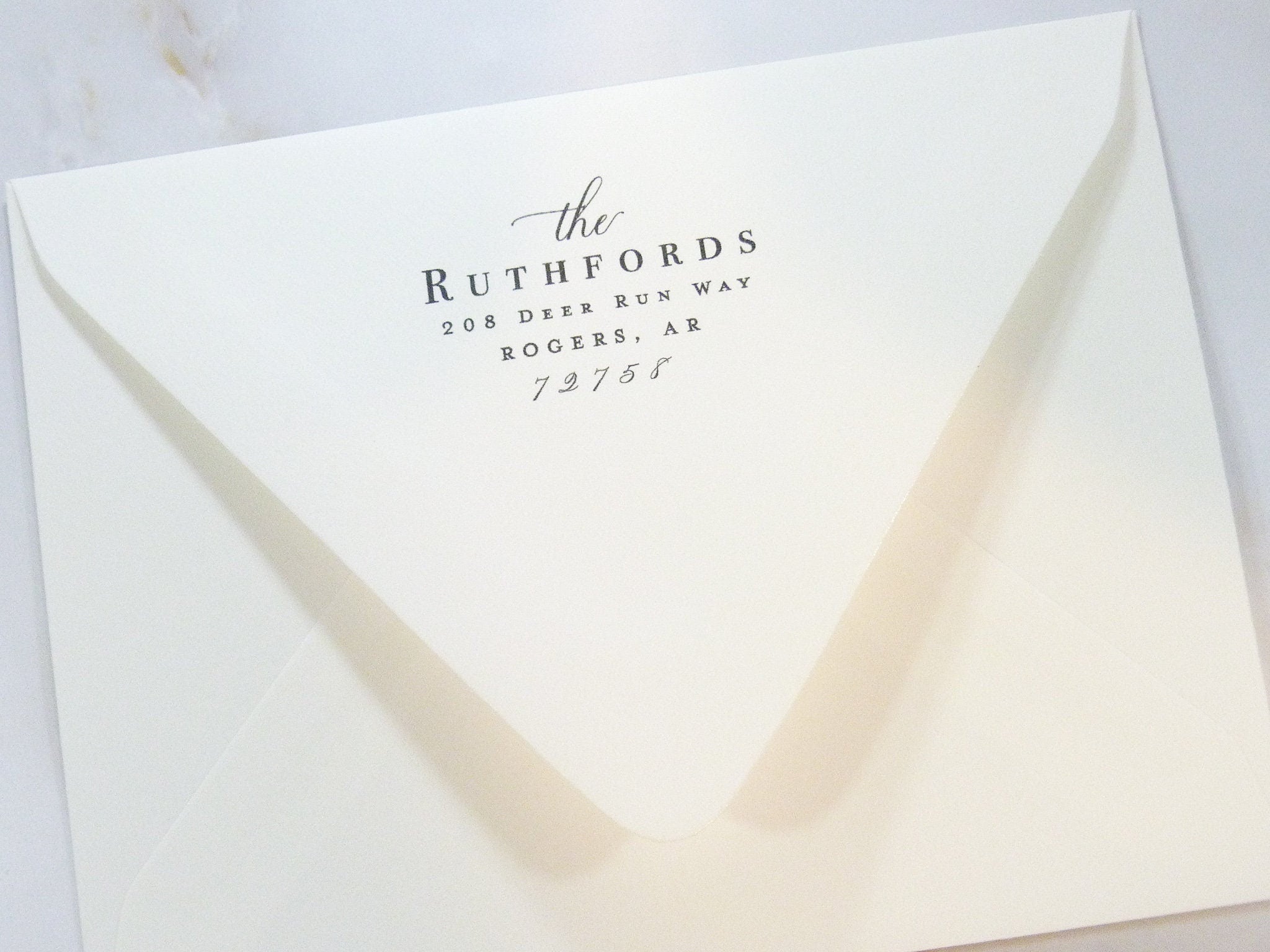 Return Address Printing for Envelopes RA23