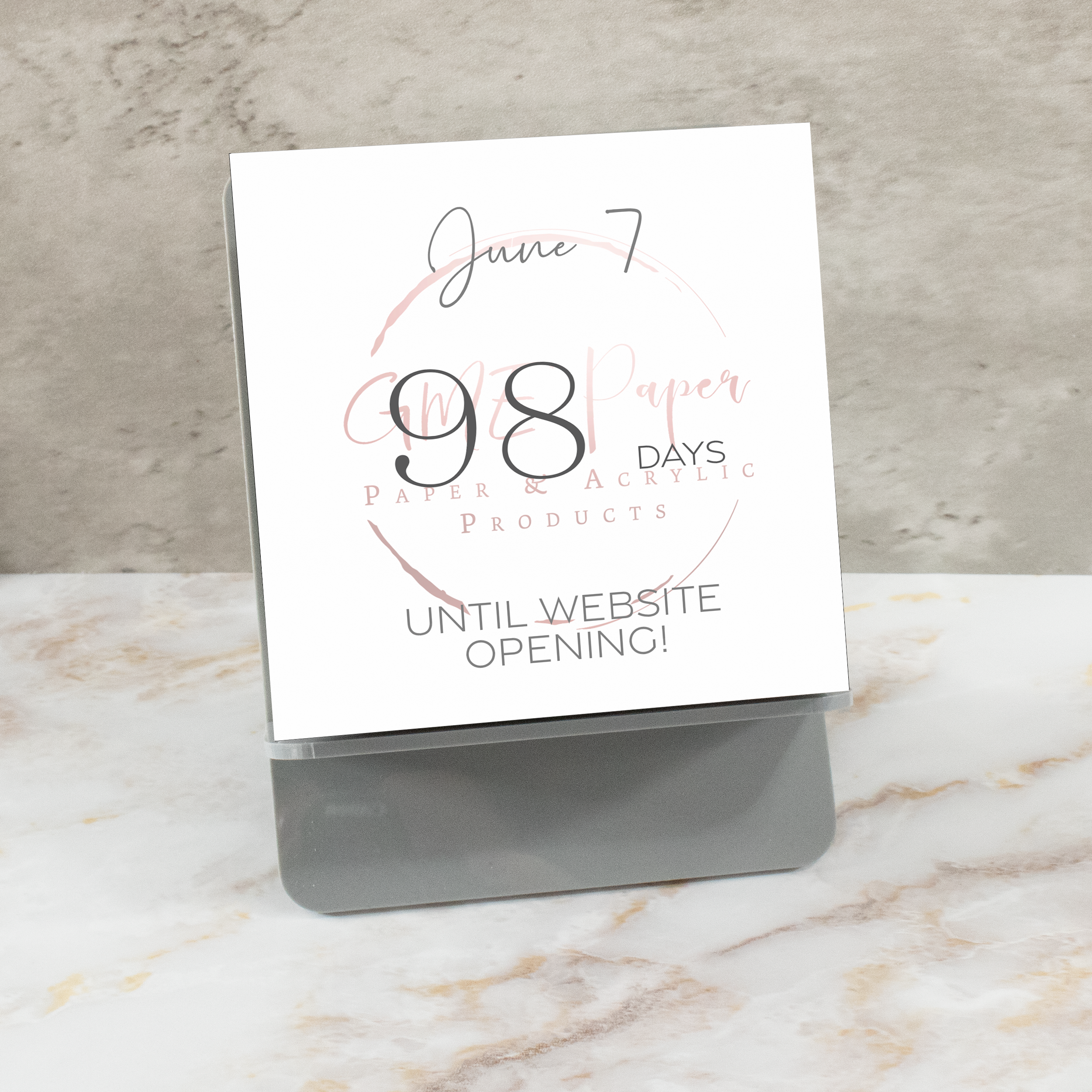 Custom Tear-Away Countdown Calendar