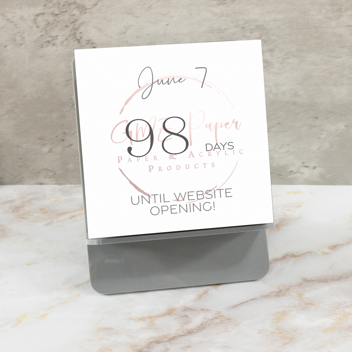 Custom Tear-Away Countdown Calendar | GME Paper Products