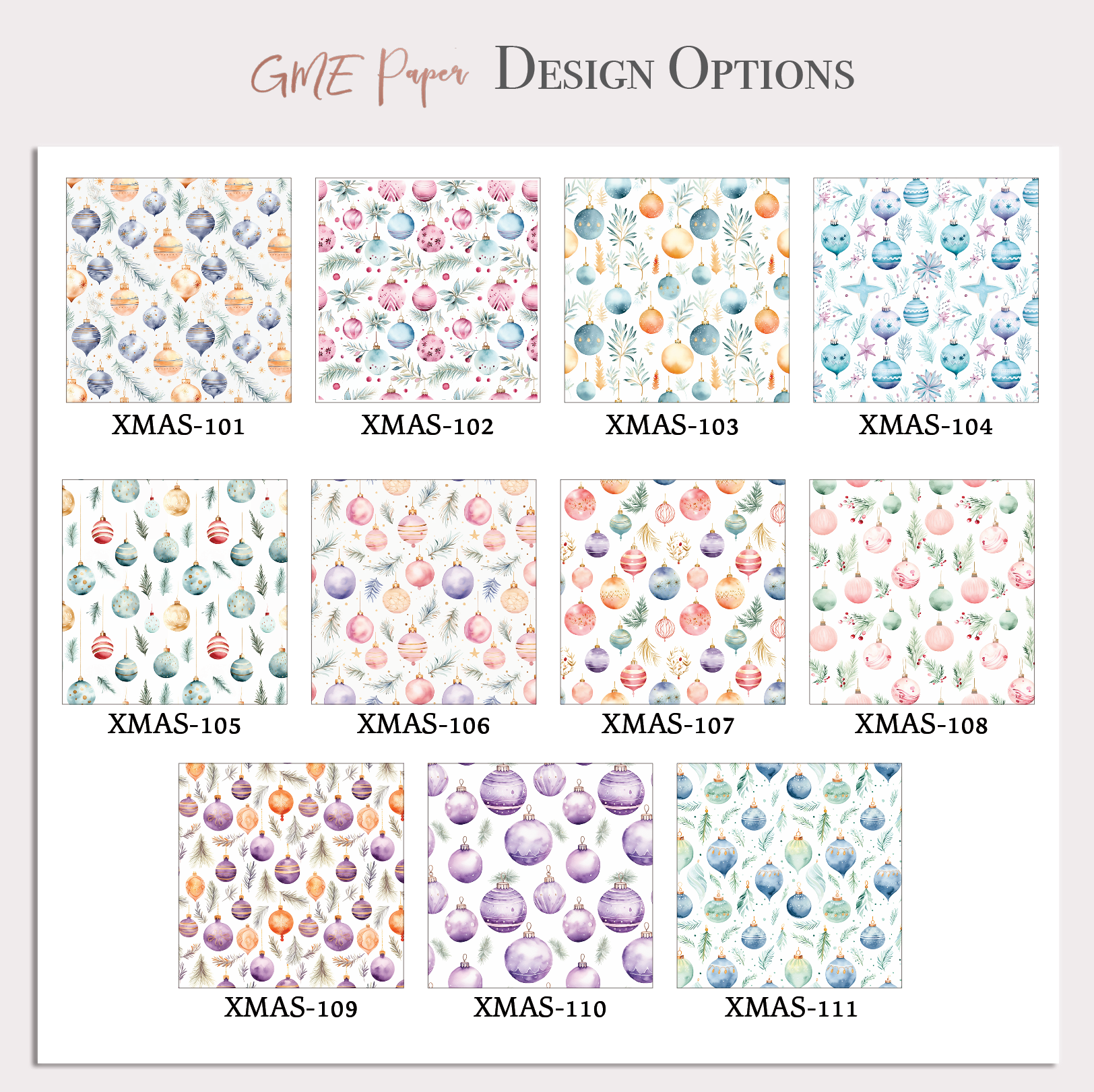 Colorful Ornament Gift Wrap