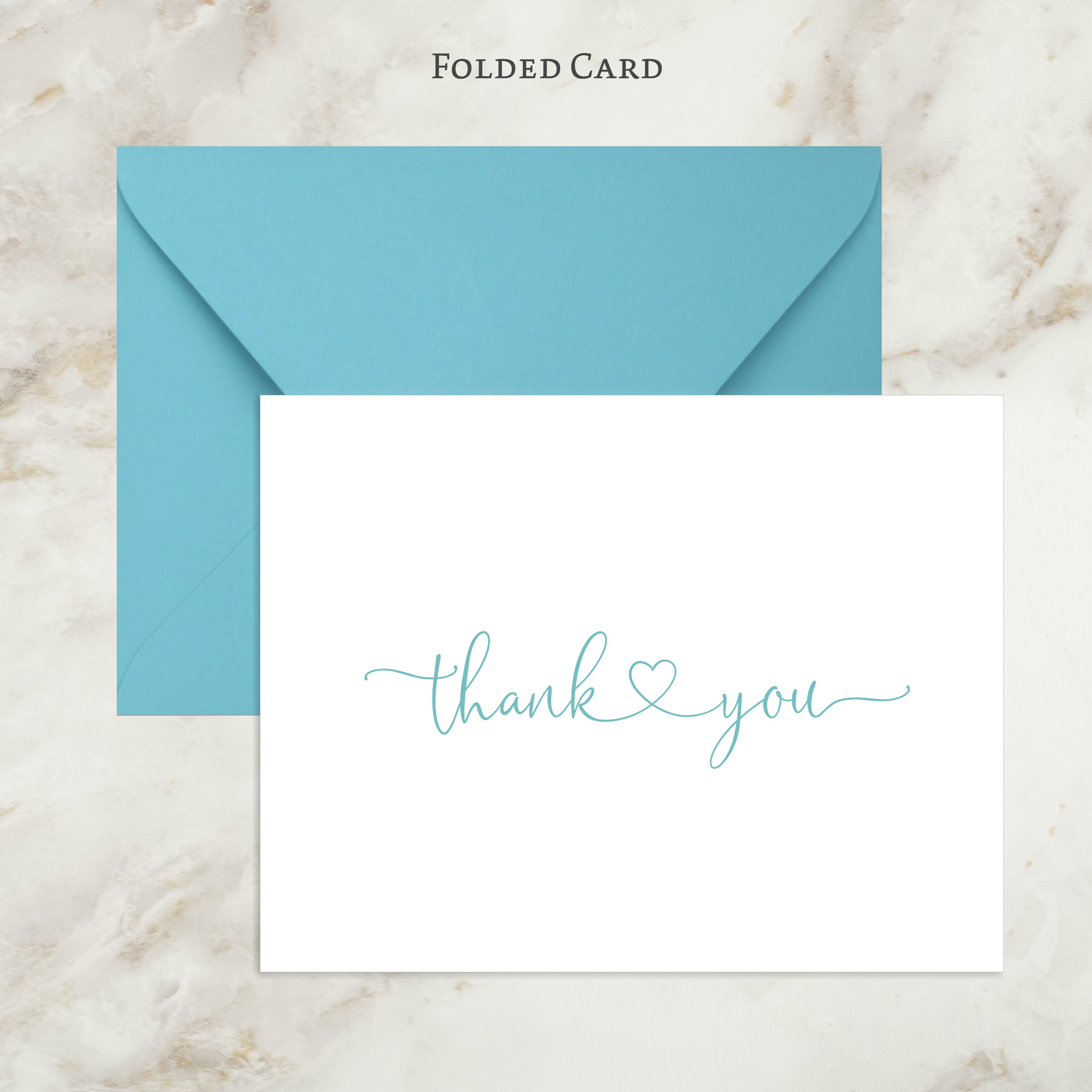 Heart Thank You Card