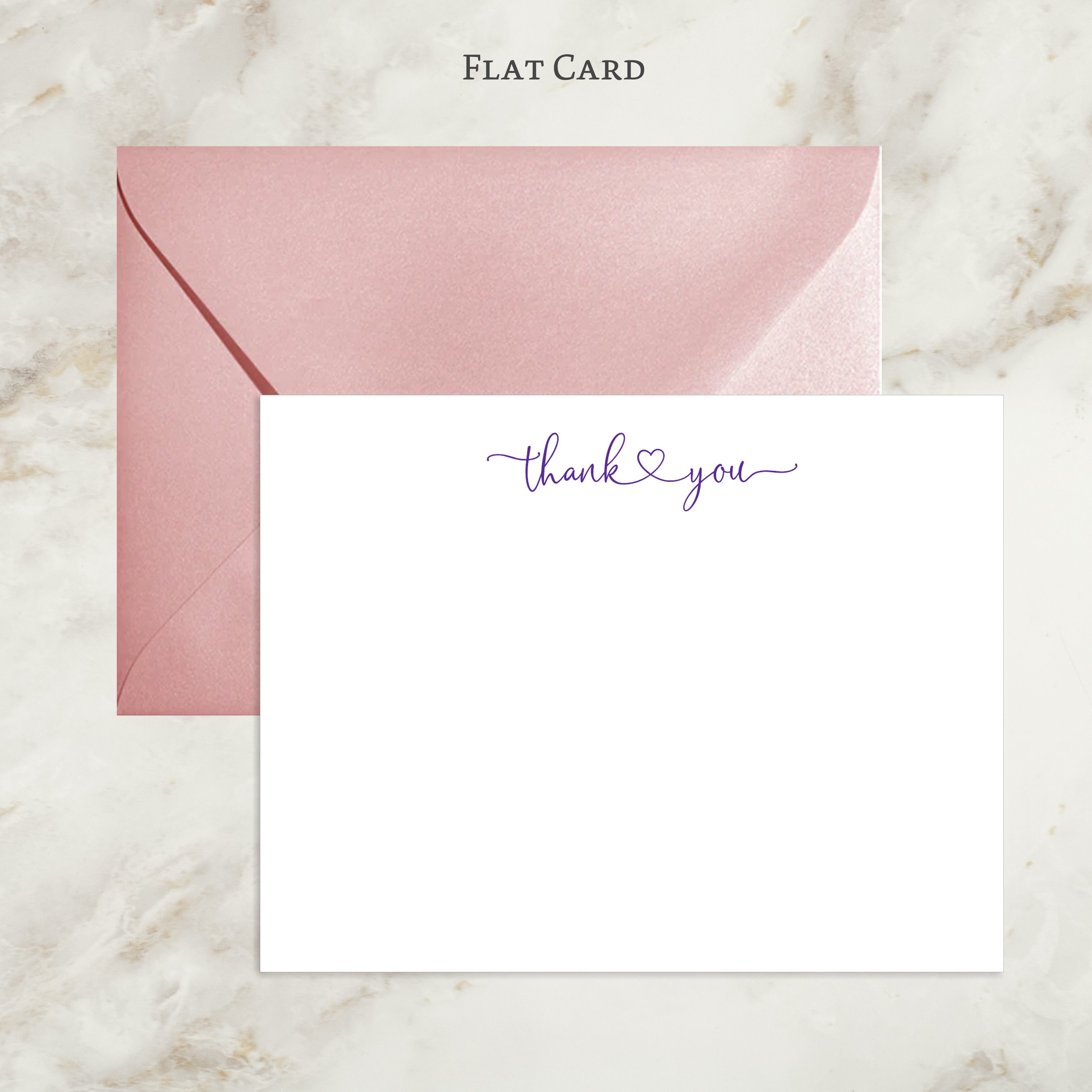 Heart Thank You Card