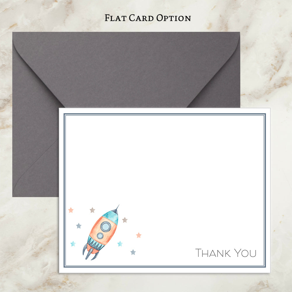 Rocket Thank You Card | GME Paper Products