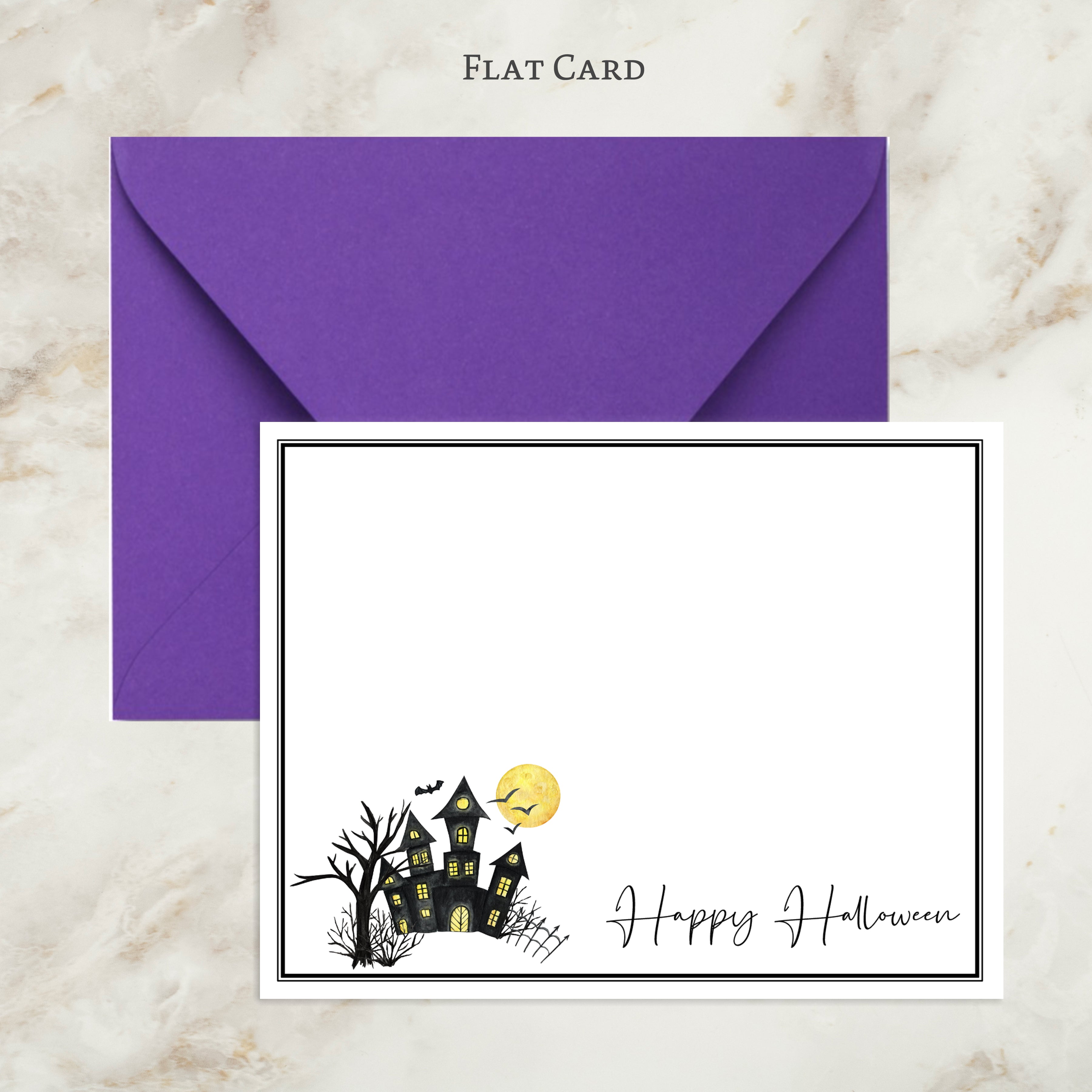 Haunted Halloween Card
