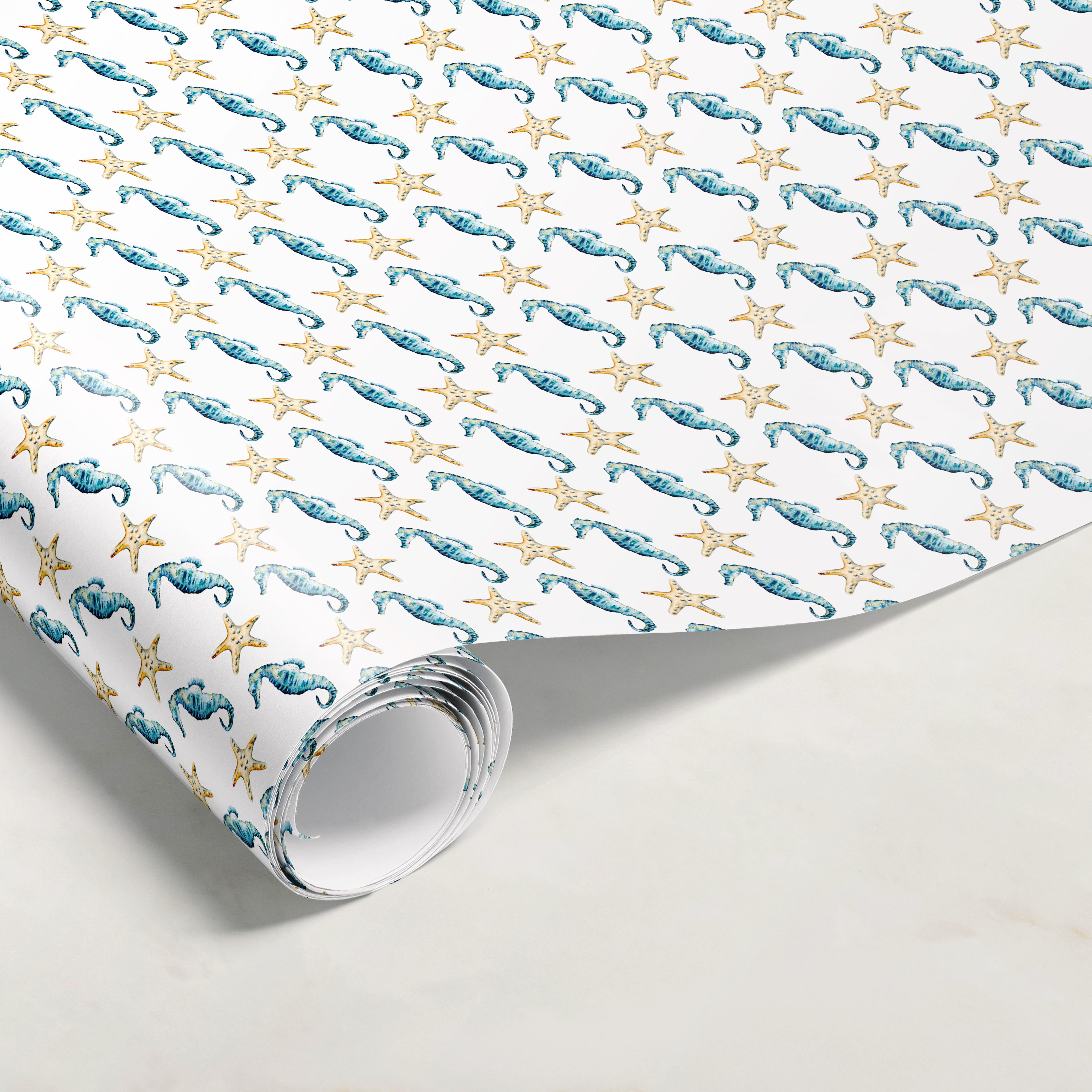 Ocean Sea Creature Gift Wrap