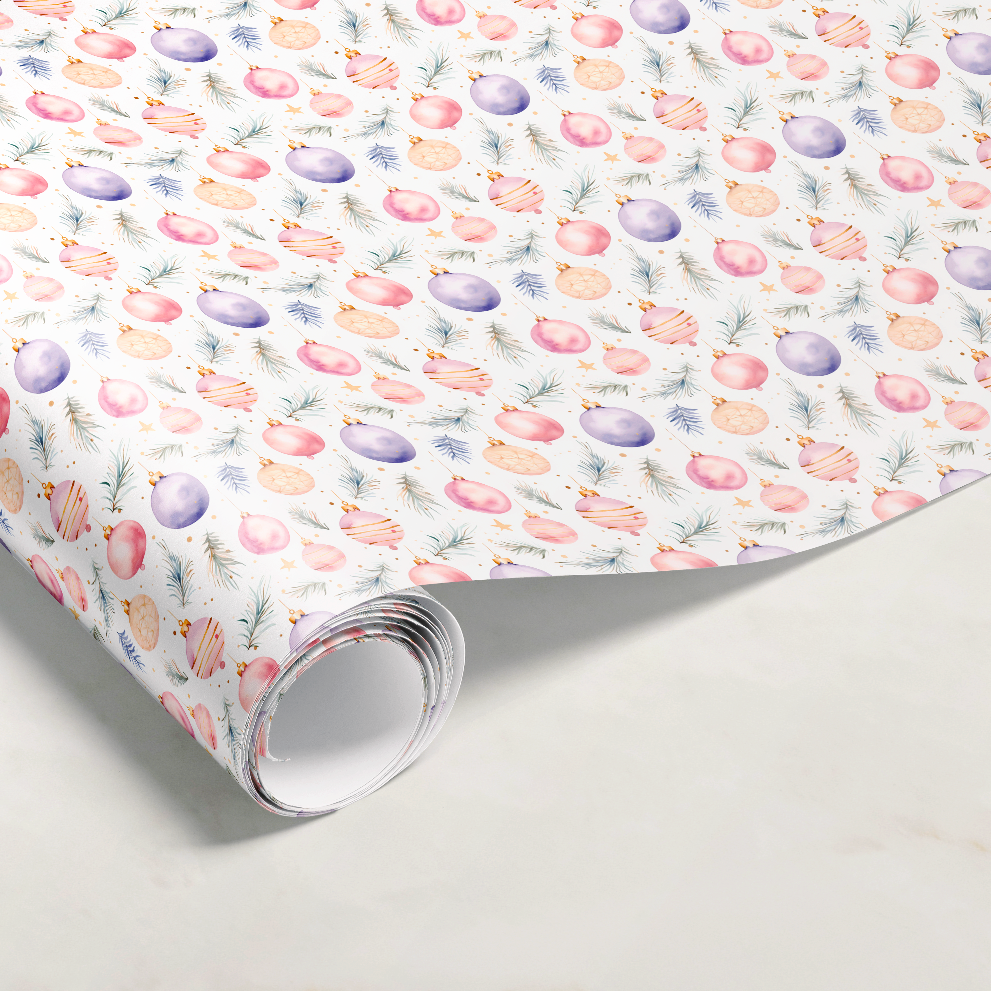 Colorful Ornament Gift Wrap