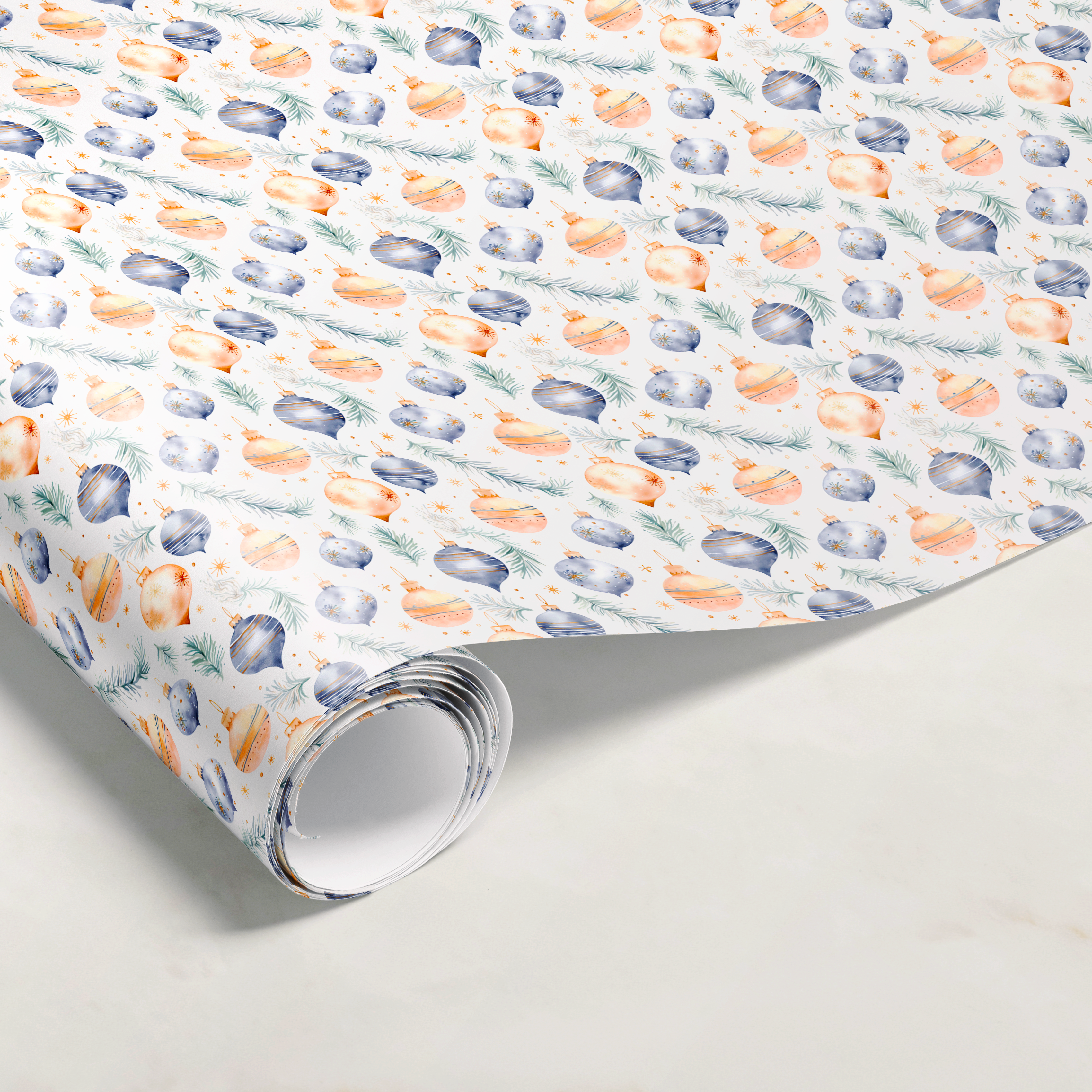 Colorful Ornament Gift Wrap