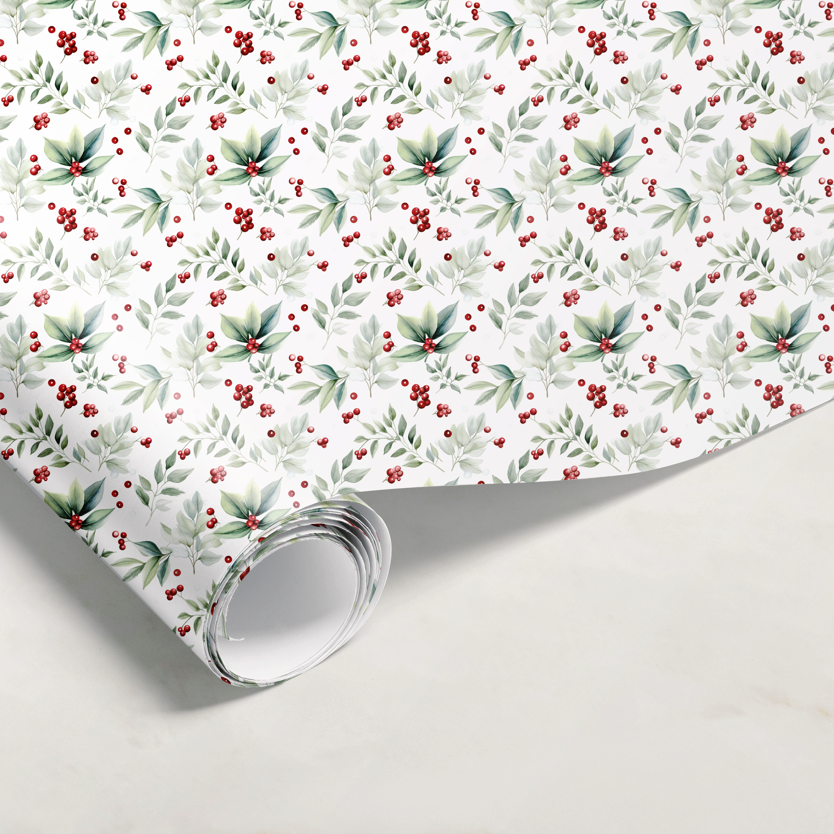 Poinsettia Gift Wrap