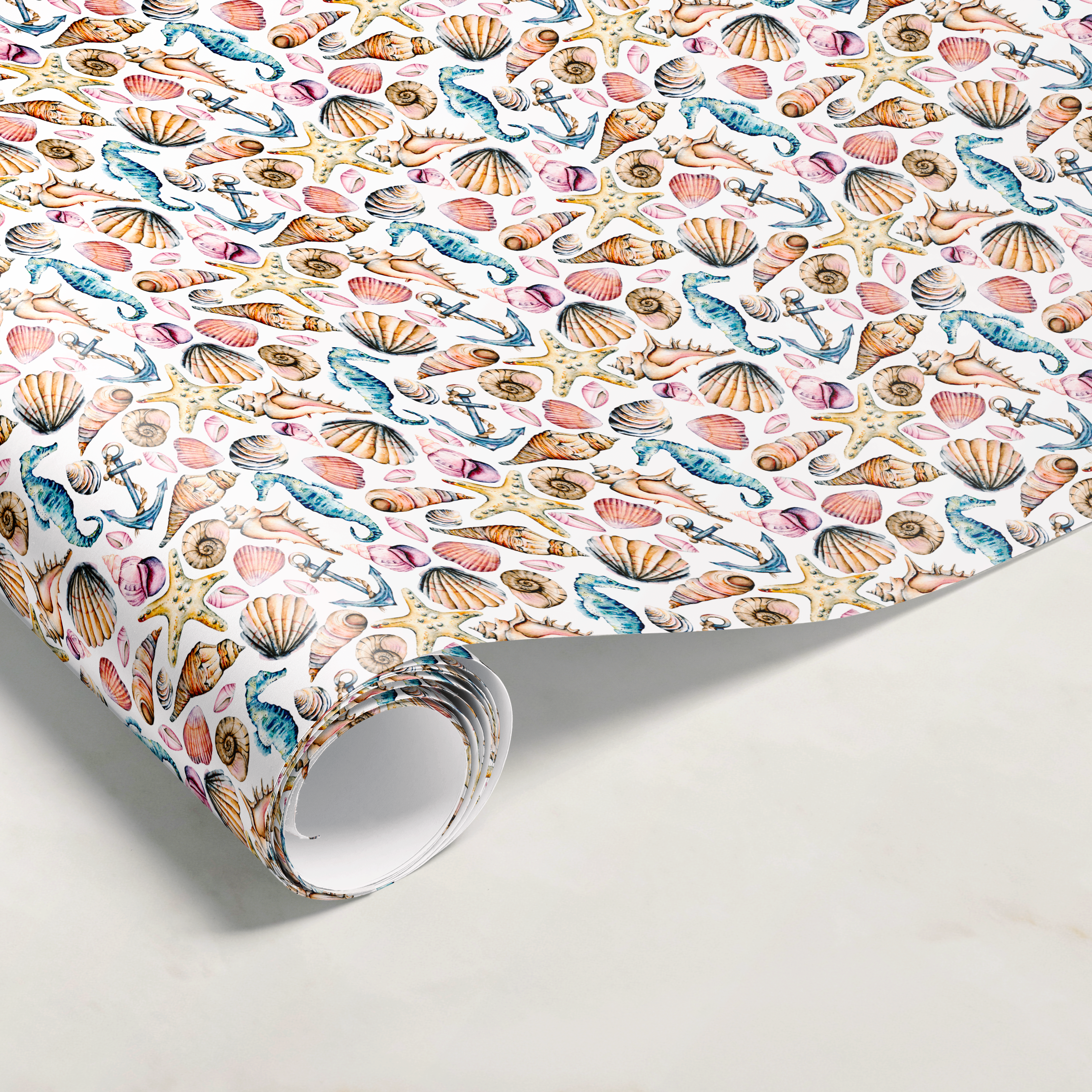 Ocean Sea Creature Gift Wrap