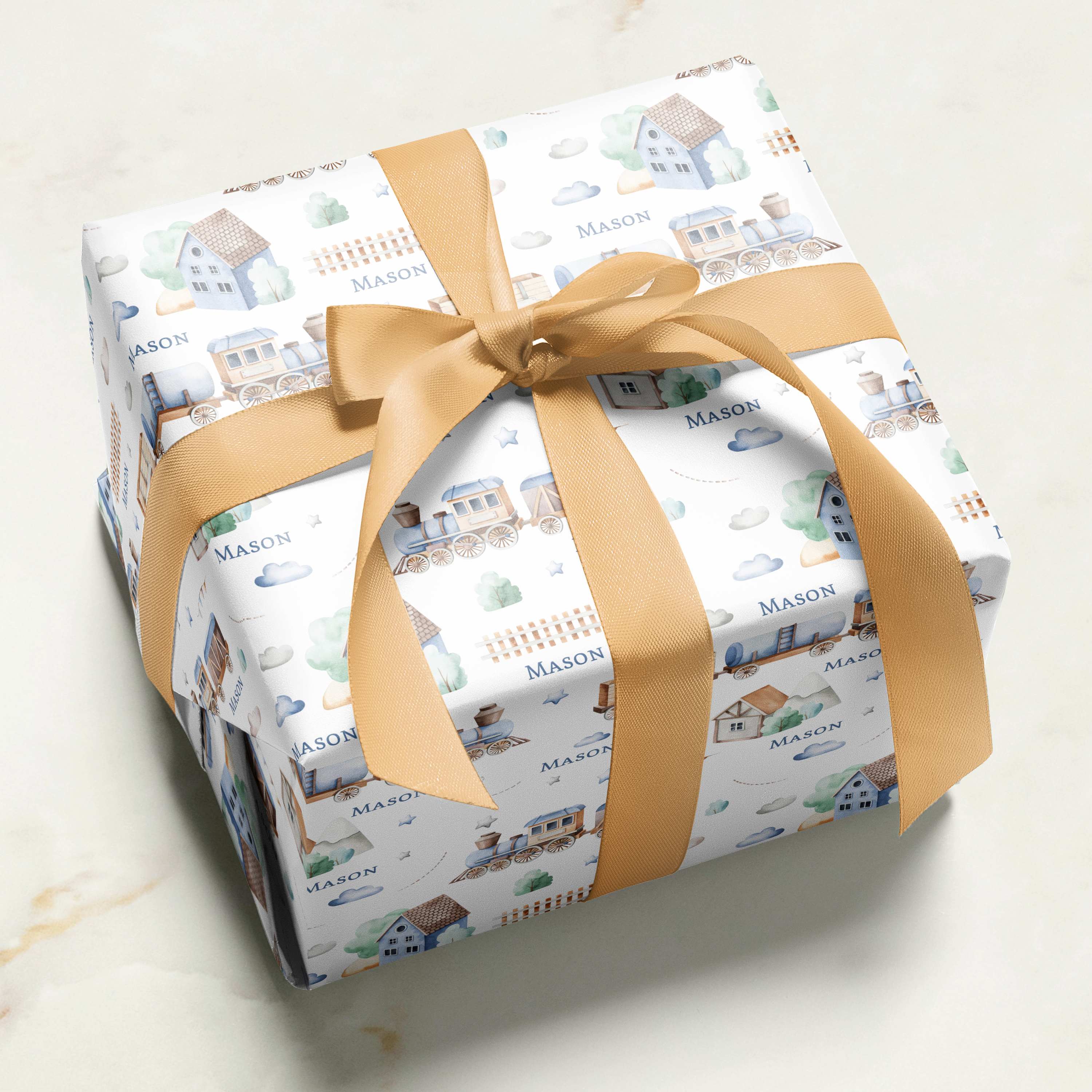 Train Gift Wrap