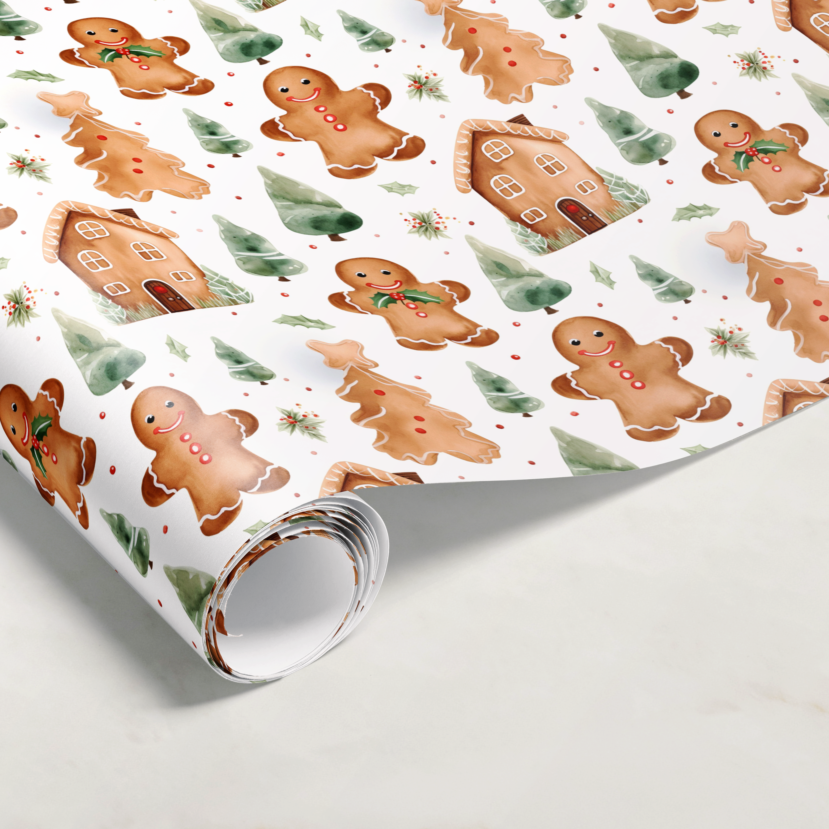 Gingerbread Gift Wrap