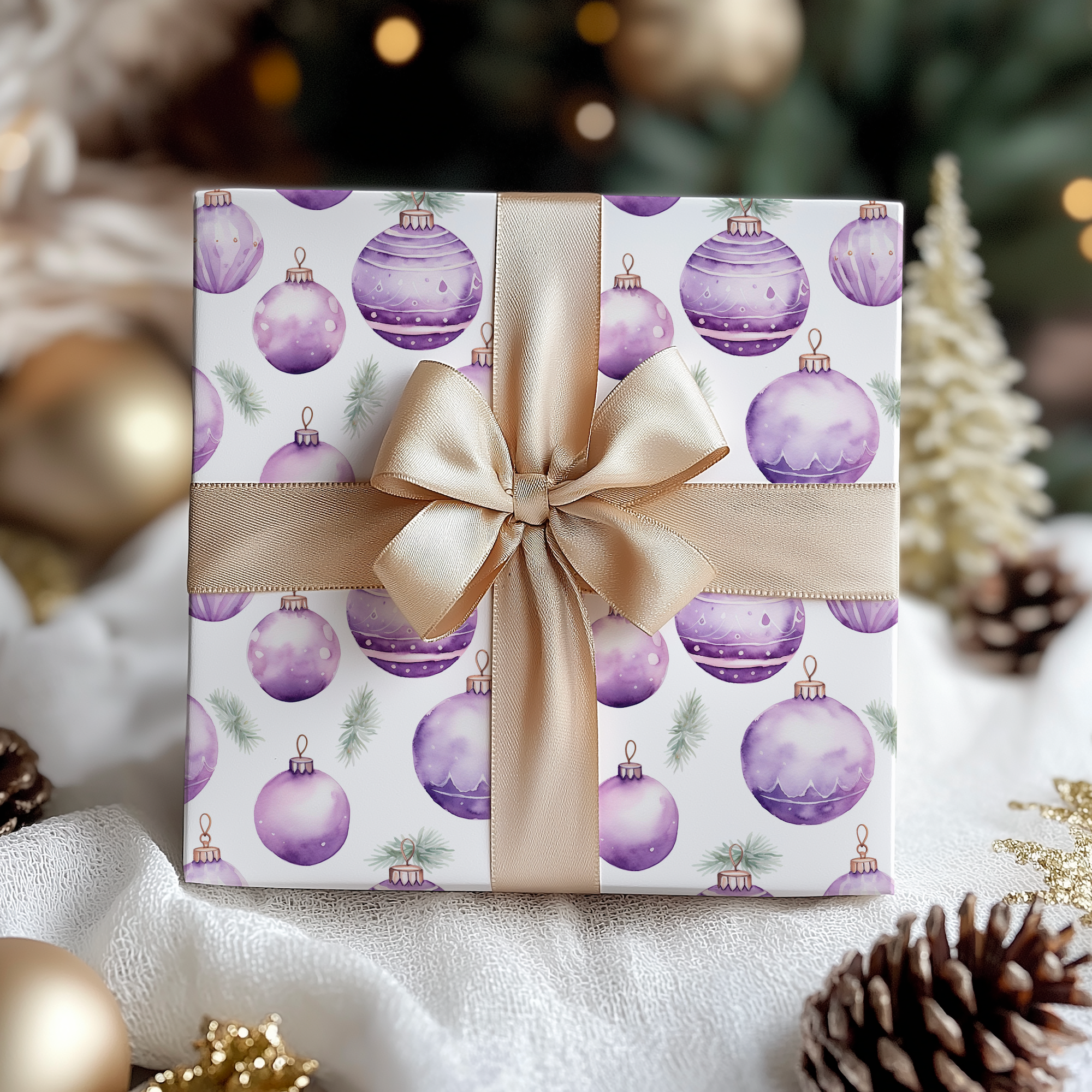 Colorful Ornament Gift Wrap