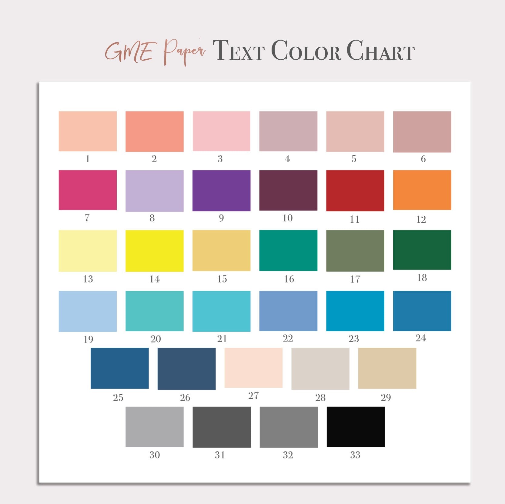 Text Colors