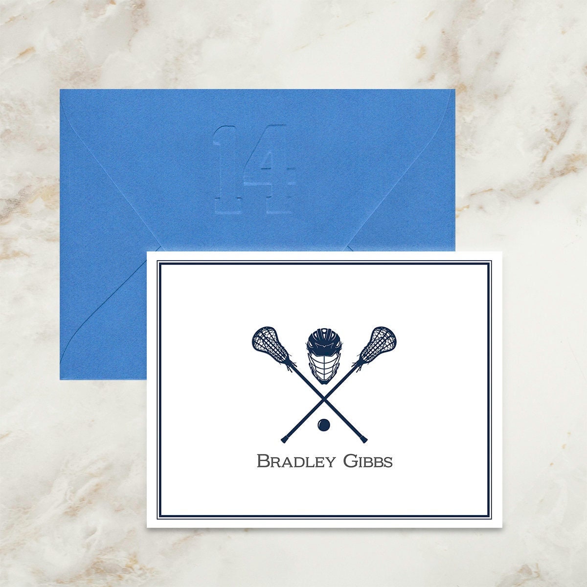 Lacrosse Notecards | Thank You Notes | Thank You Cards | Note Cards | Coach Gift | Sports Cards | Personalized | Stationery | Team | Gift