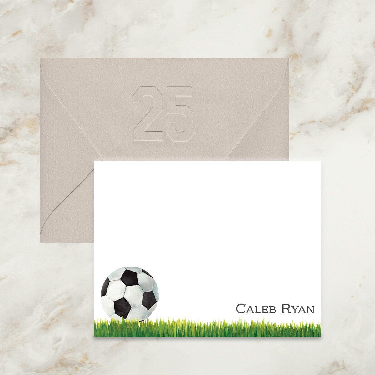 Soccer Notecard | GME Paper Products