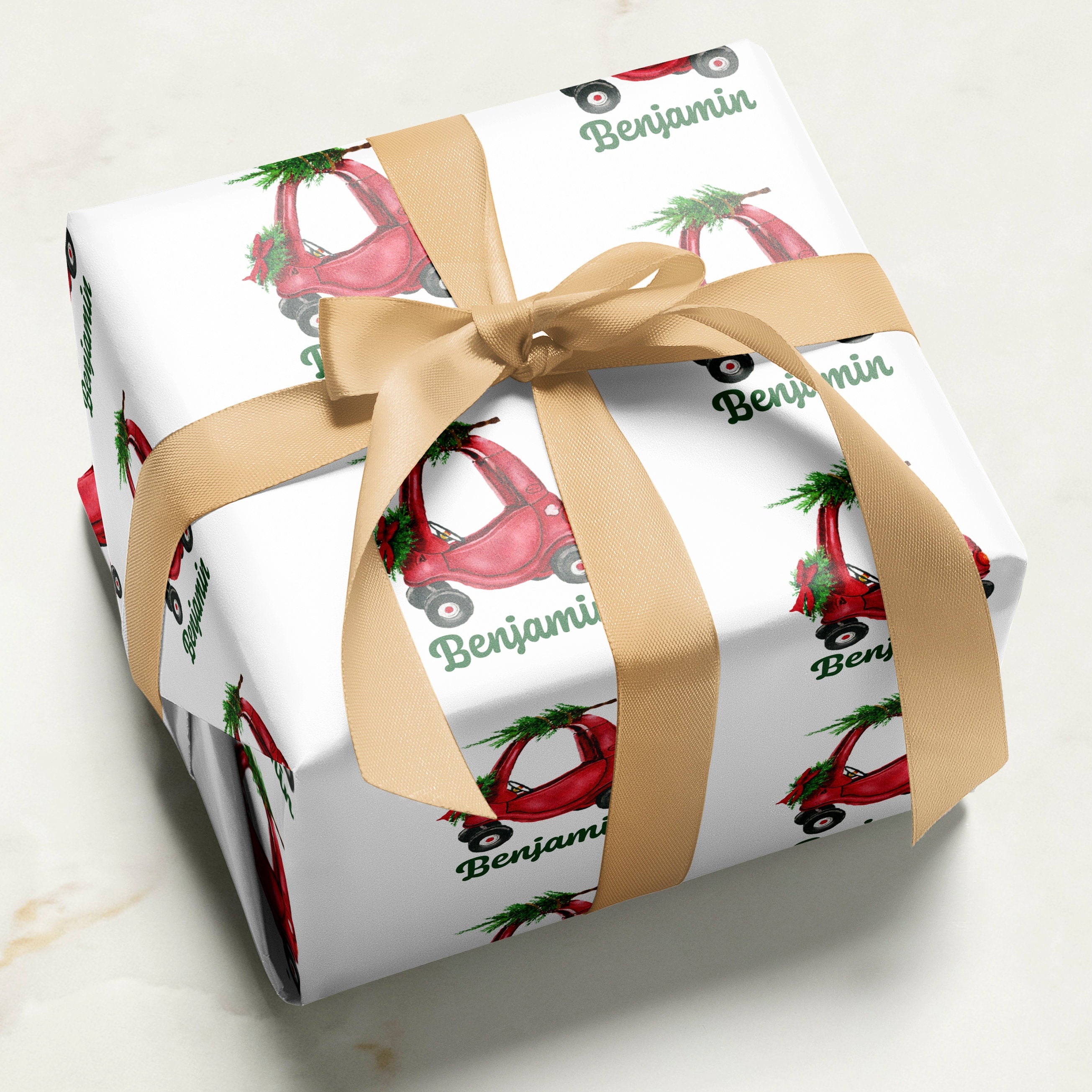 Christmas Coupe Gift Wrap